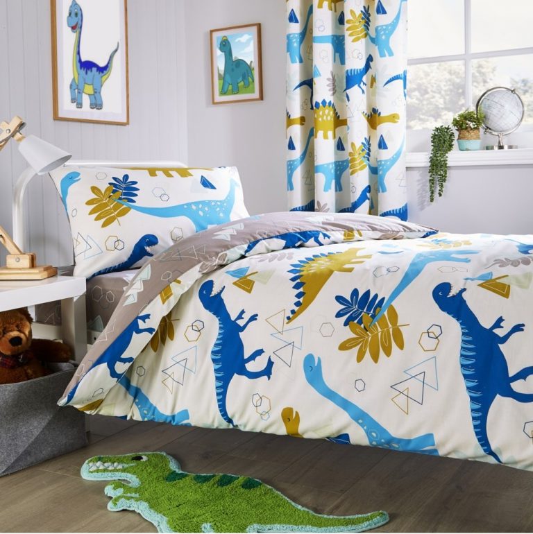 Dinosaur Duvet Quilt Cover Kids Cotton Rich Bedding Set Urban Bedding