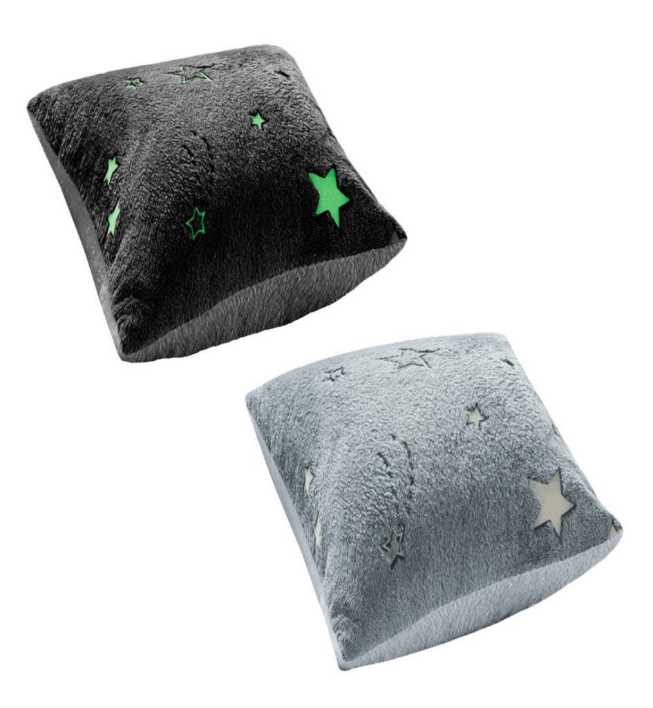 Kids Stars Glow In Dark Teddy Fleece Christmas Grey Bedding Bundle - Image 5